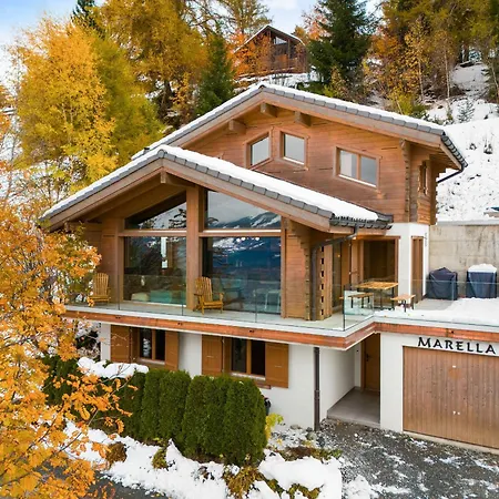 Marella - 8 Pers - Jacuzzi 샬레 Fey (Nendaz)
